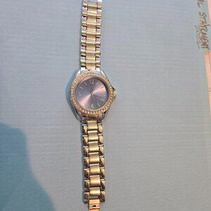 Chicos Women’s Watch Gold & Silver-Tone Stainless Steel Back